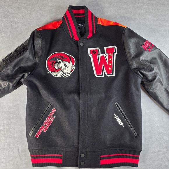 Pro Standard Winston-Salem State NBA HBCU Classic 2024 Varsity Jacket Mens L NEW - Picture 3 of 16